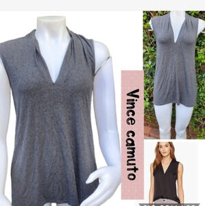 Vince Camuto sleeveless Charcoal‎ jersey S..M